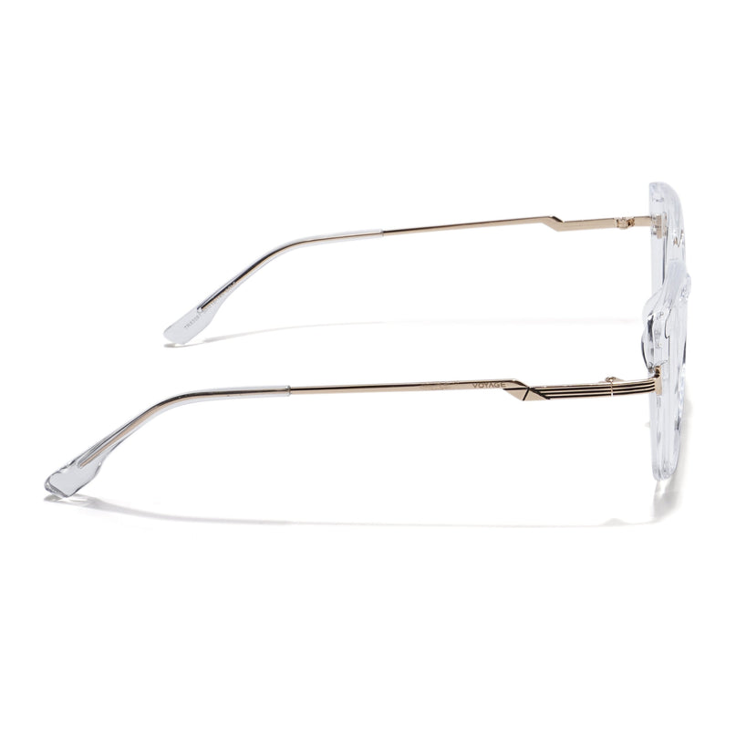 Voyage Transparent Square Eyeglasses for Men & Women - MG5841-C3