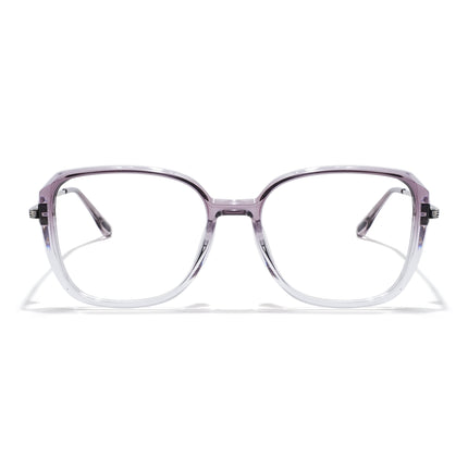 Voyage Light Purple & Clear Square Eyeglasses for Men & Women - MG5842-C4