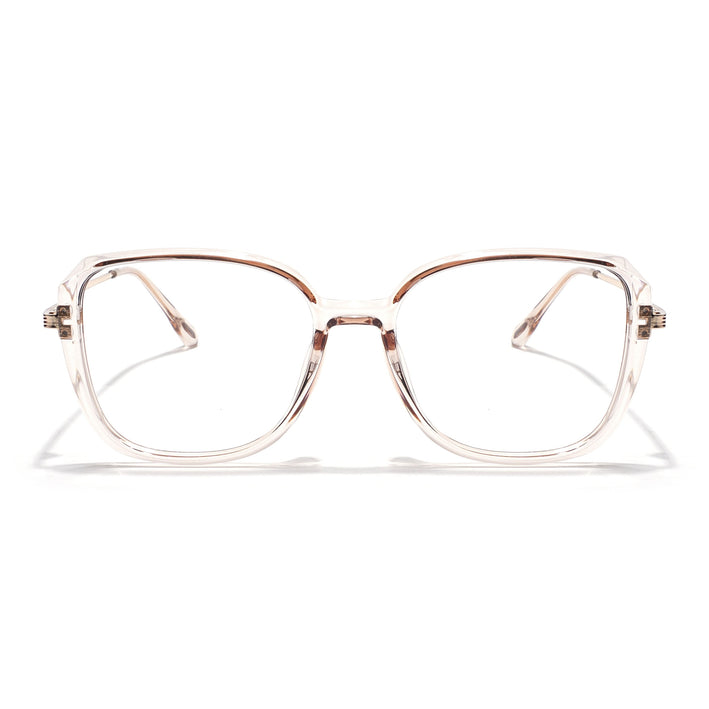 Voyage Light Golden Square Eyeglasses for Men & Women - MG5843-C5