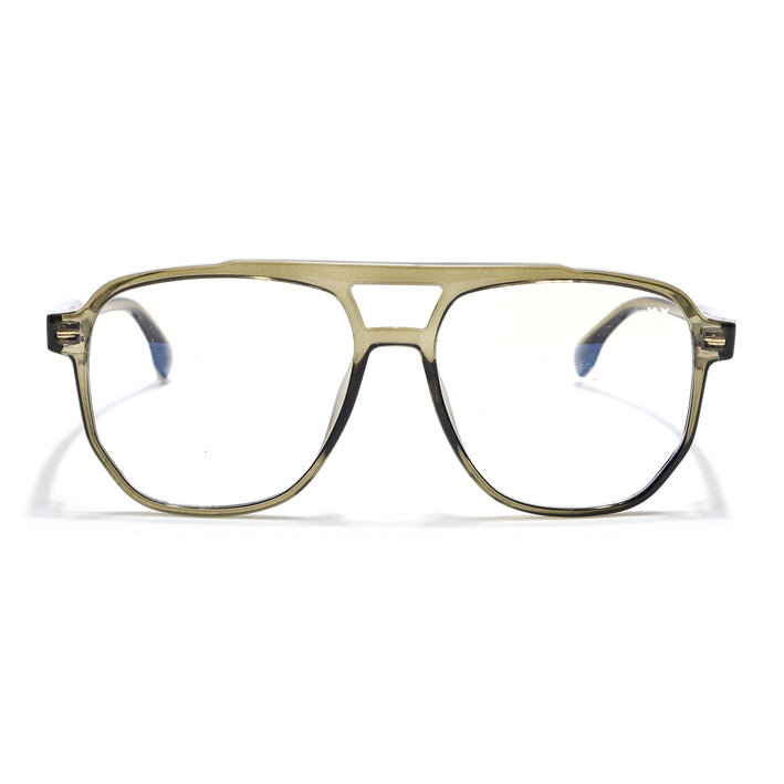 Voyage Maverick Transparent Green Wayfarer Eyeglasses for Men & Women - MG4712-C3