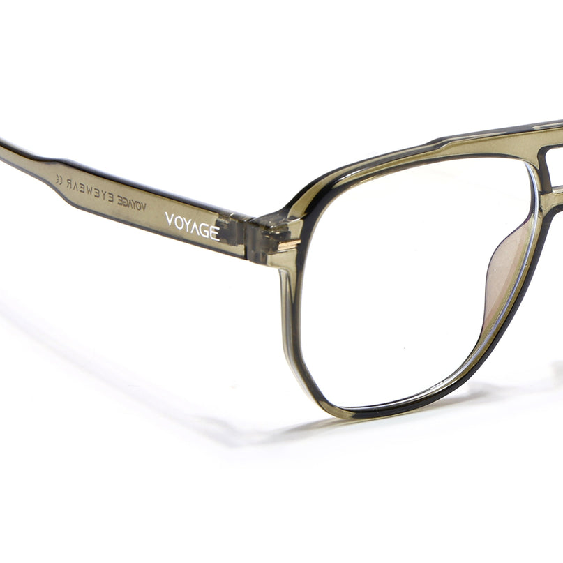 Voyage Maverick Transparent Green Wayfarer Eyeglasses for Men & Women - MG4712-C3