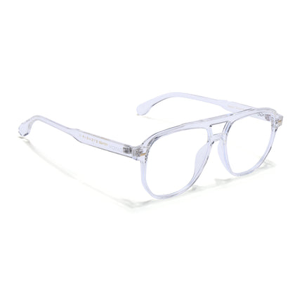 Voyage Maverick Transparent Wayfarer Eyeglasses for Men & Women - MG4715-C5