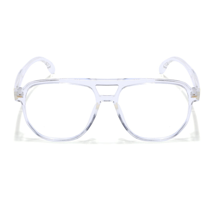Voyage Maverick Transparent Wayfarer Eyeglasses for Men & Women - MG4715-C5