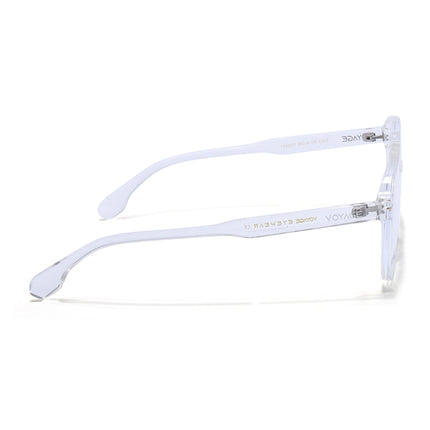 Voyage Maverick Transparent Wayfarer Eyeglasses for Men & Women - MG4715-C5