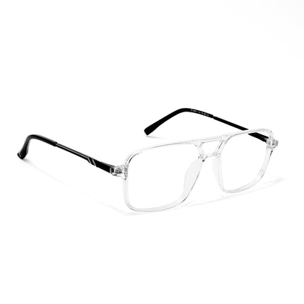 EyeJack Transparent Wayfarer Eyeglasses for Men & Women (TR85601GE1691-C2)