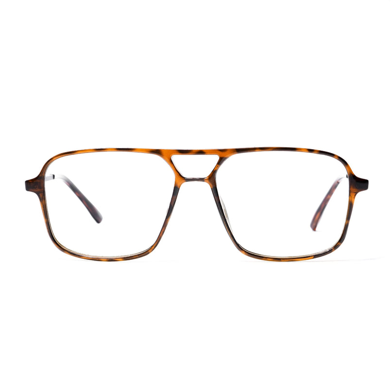 EyeJack Brown Wayfarer Eyeglasses for Men & Women (TR85601GE1692-C3)