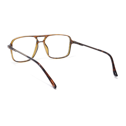 EyeJack Brown Wayfarer Eyeglasses for Men & Women (TR85601GE1692-C3)