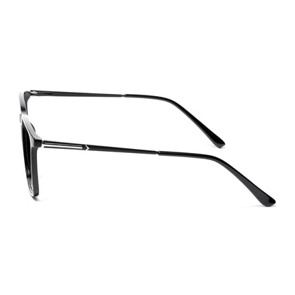EyeJack Shine Black Square Eyeglasses for Men & Women (TR85602GE1693-C1)
