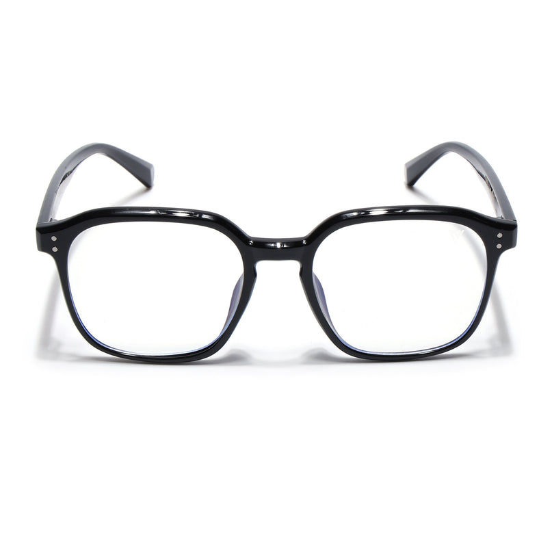 Voyage Air Shine Black Square Eyeglasses for Men & Women - MG4866-C1