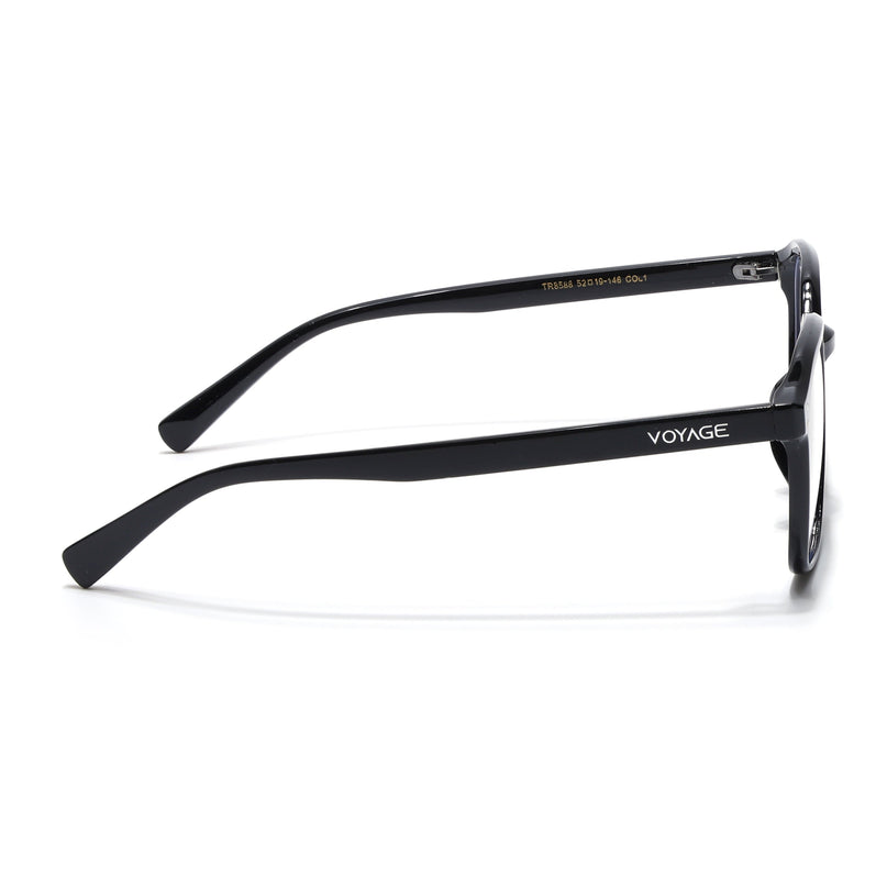Voyage Air Shine Black Square Eyeglasses for Men & Women - MG4866-C1