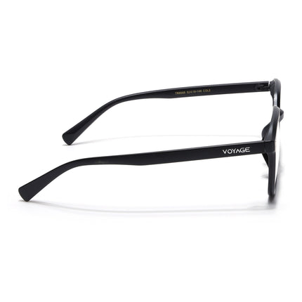 Voyage Air Matt Black Square Eyeglasses for Men & Women - MG4867-C2