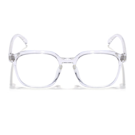 Voyage Air Transparent Square Eyeglasses for Men & Women - MG4869-C4
