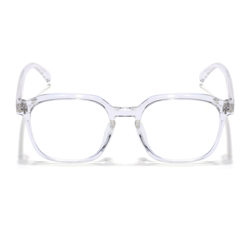Voyage Air Transparent Square Eyeglasses for Men & Women - MG4869-C4