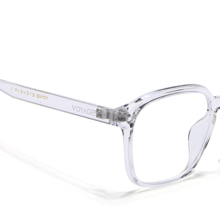 Voyage Air Transparent Square Eyeglasses for Men & Women - MG4869-C4
