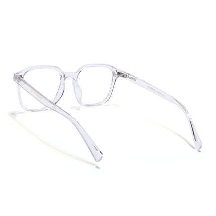 Voyage Air Transparent Square Eyeglasses for Men & Women - MG4869-C4