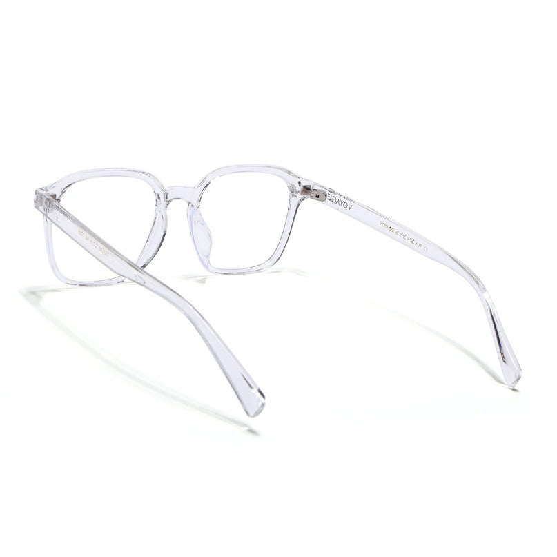 Voyage Air Transparent Square Eyeglasses for Men & Women - MG4869-C4