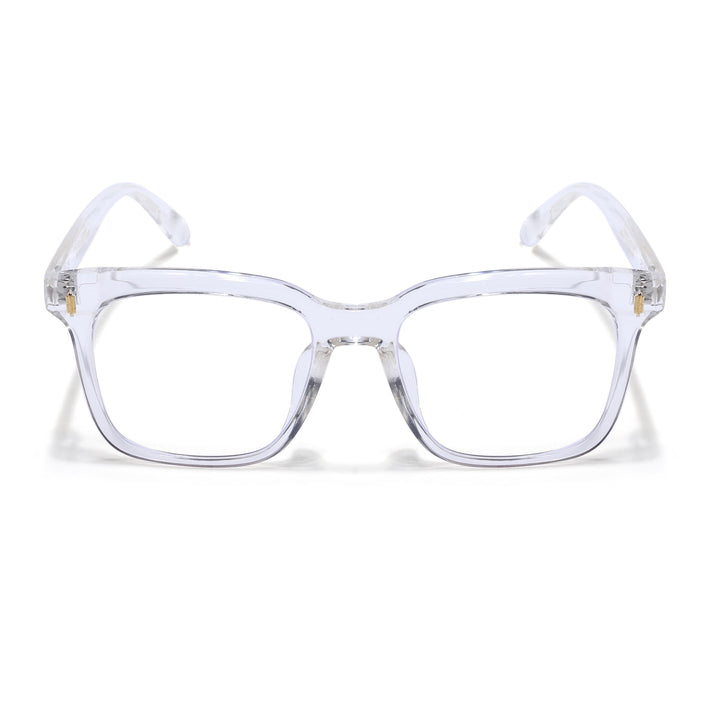 Voyage Air Transparent Square Eyeglasses for Men & Women - MG4845-C3