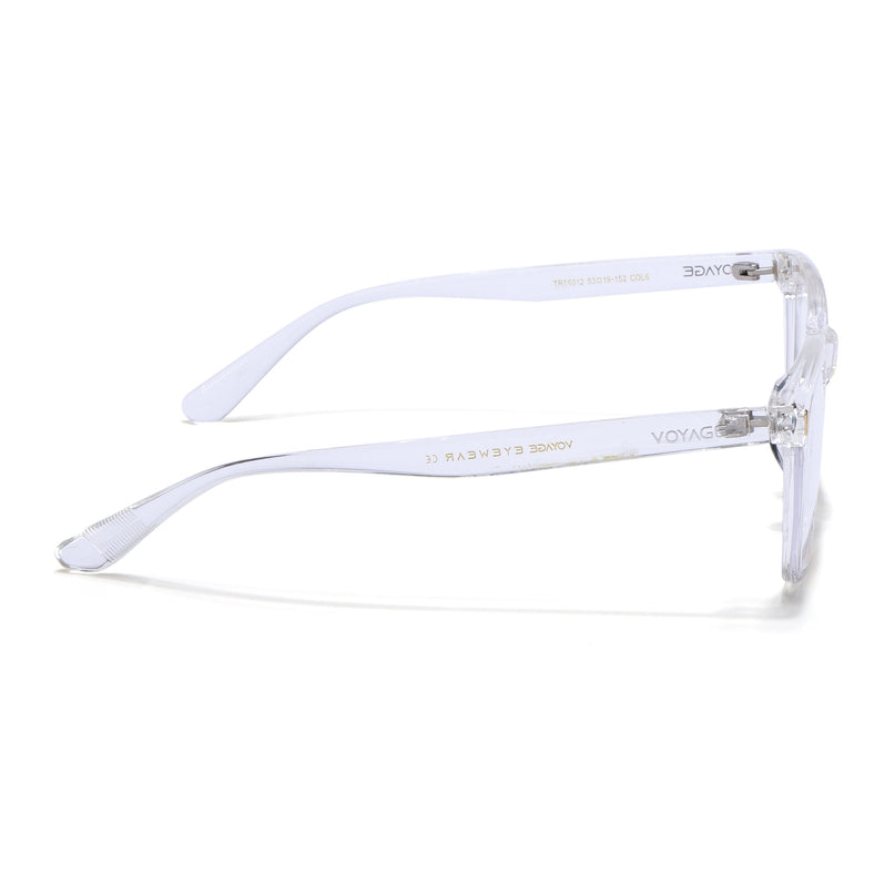 Voyage Air Transparent Square Eyeglasses for Men & Women - MG4845-C3