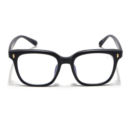 Voyage Air Matt Black Square Eyeglasses for Men & Women - MG4850-C2