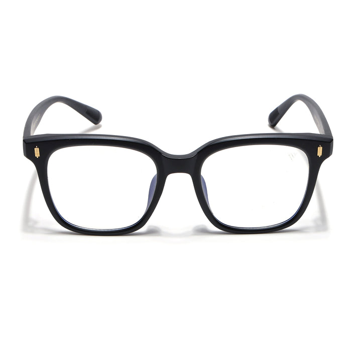 Voyage Air Matt Black Square Eyeglasses for Men & Women - MG4850-C2