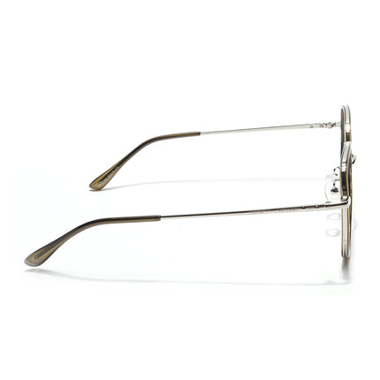 Voyage Grey & Silver Square Eyeglasses for Men & Women - MG5817-C2
