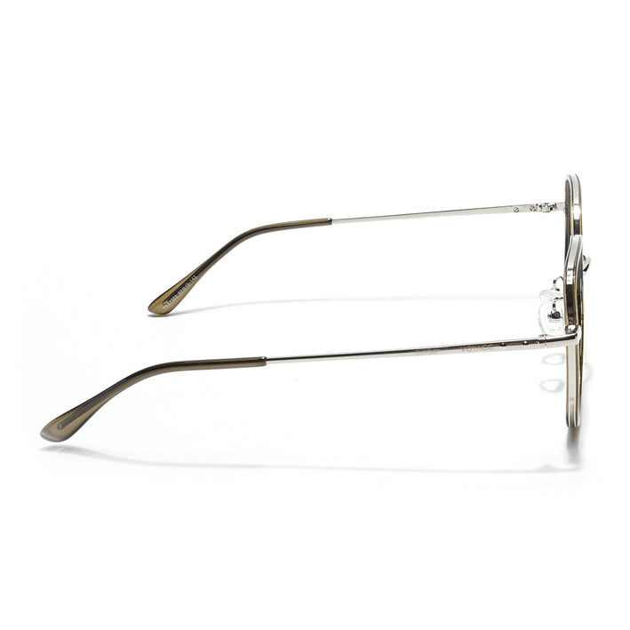 Voyage Grey & Silver Square Eyeglasses for Men & Women - MG5817-C2