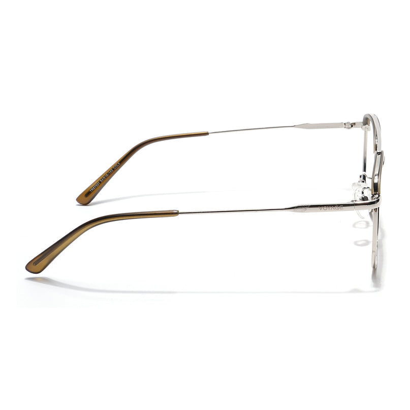 Voyage Grey & Silver Wayfarer Eyeglasses for Men & Women - MG5826-C2
