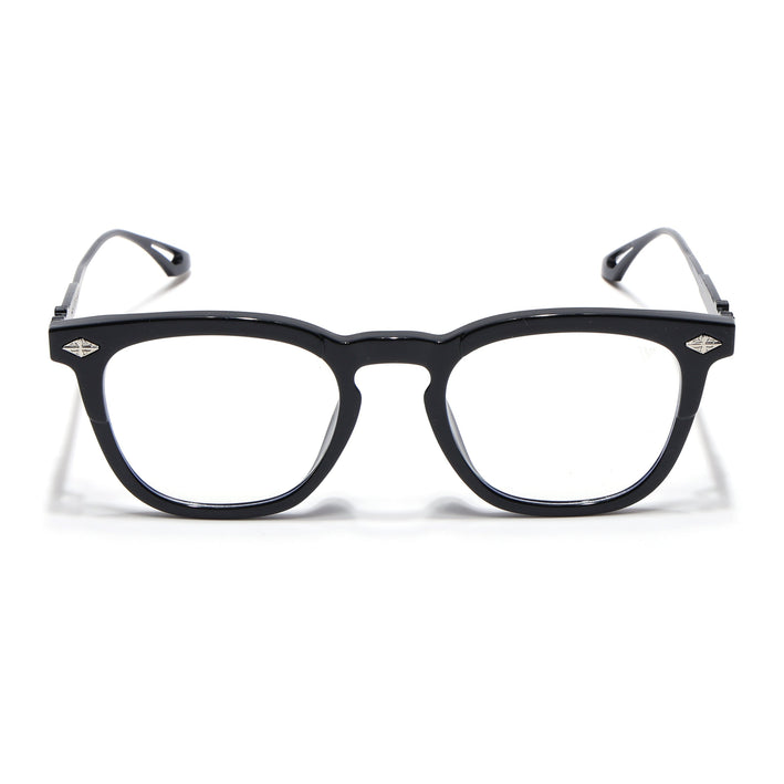 Voyage Black Wayfarer Eyeglasses for Men & Women - MG4395-C1