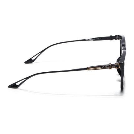 Voyage Black Wayfarer Eyeglasses for Men & Women - MG4395-C1