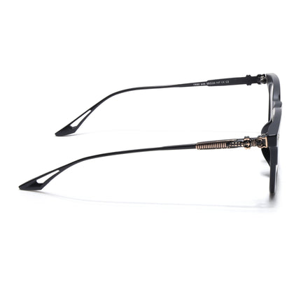 Voyage Matte Black Wayfarer Eyeglasses for Men & Women - MG4397-C2