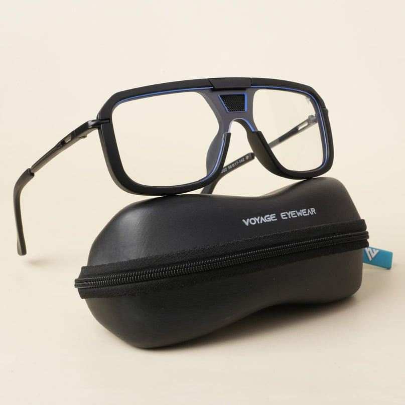 Voyage Goat Black Wayfarer Eyeglasses for Men & Women - MG5259-C3