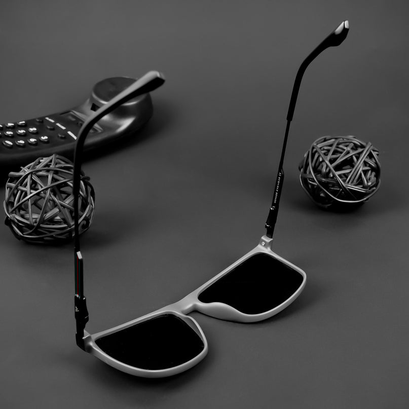Wayfarer Polarized Sunglasses (Black Lens | Matt Black Frame - PMG5049)