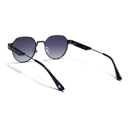 Round Sunglasses for Men & Women (Grey Lens | Grey Frame - MG7836)