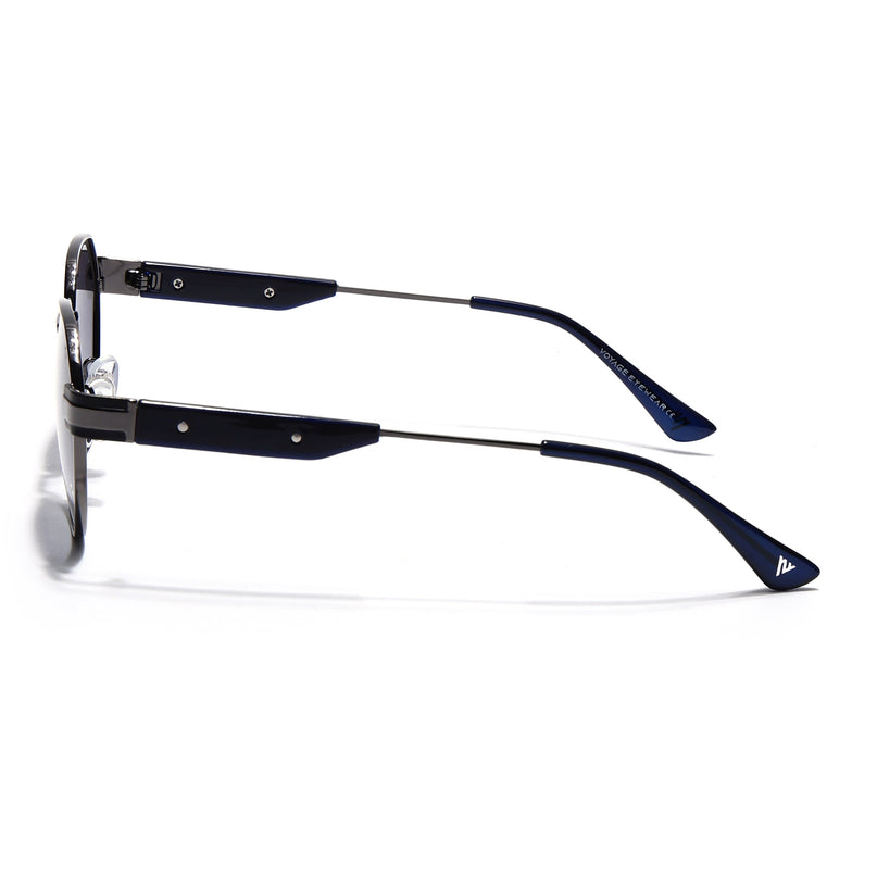 Round Sunglasses for Men & Women (Grey Lens | Grey Frame - MG7836)