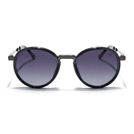 Round Sunglasses for Men & Women (Grey & Clear Lens | Grey Frame - MG7832)