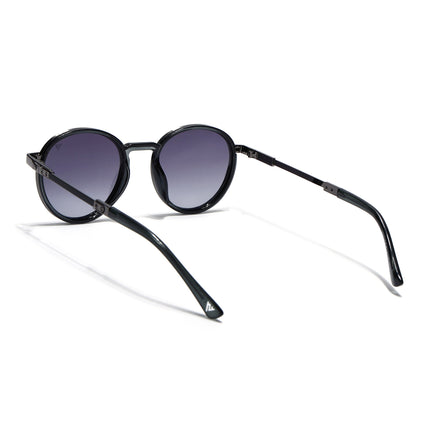 Round Sunglasses for Men & Women (Grey & Clear Lens | Grey Frame - MG7832)