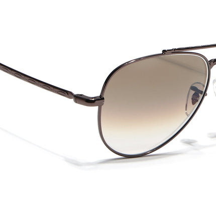 Aviator Sunglasses for Men & Women (Brown & Clear Lens | Brown Frame - MG7624)