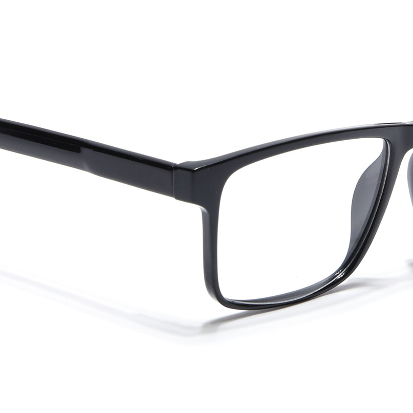 Voyage Shine Black Square Eyeglasses for Men & Women - MG4765-C1