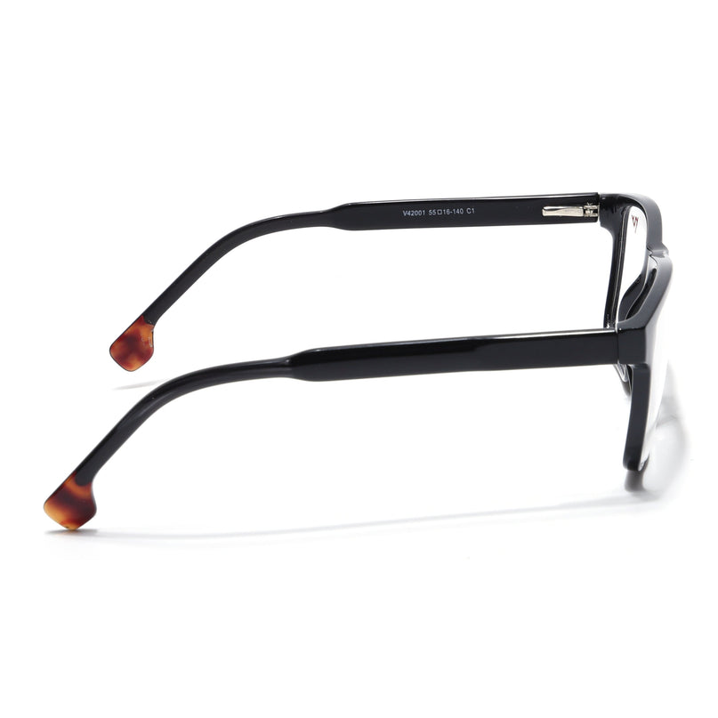 Voyage Shine Black Square Eyeglasses for Men & Women - MG4765-C1