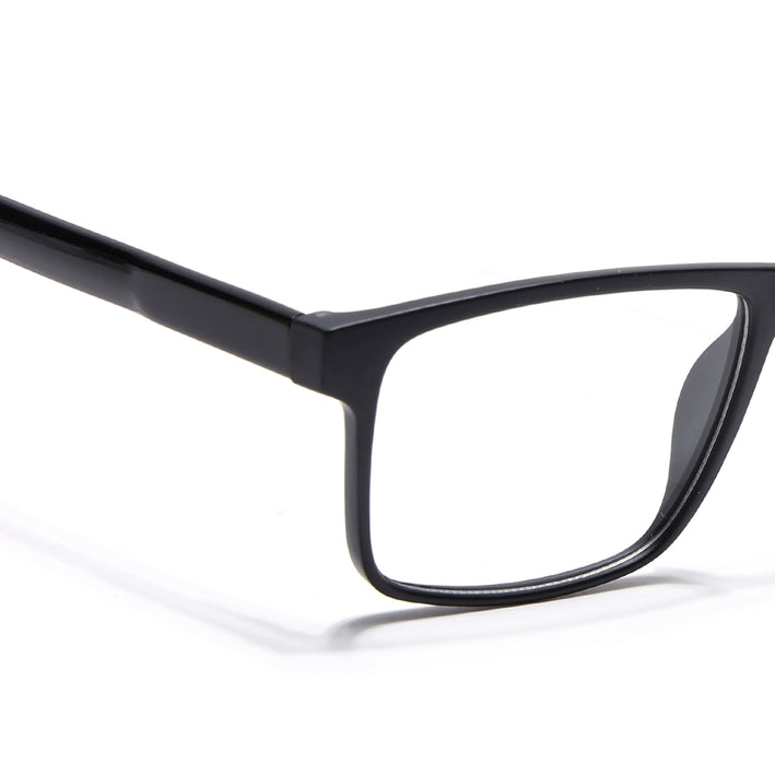 Voyage Matt Black Square Eyeglasses for Men & Women - MG4766-C2