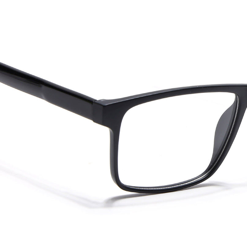 Voyage Matt Black Square Eyeglasses for Men & Women - MG4766-C2