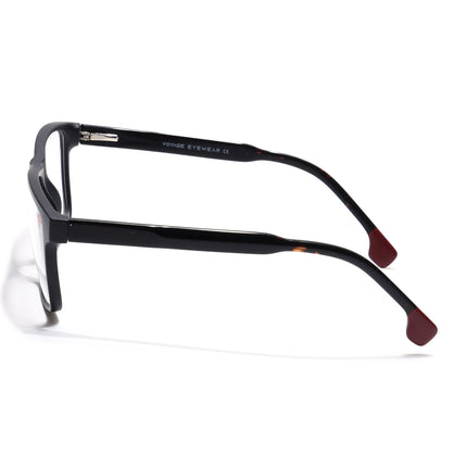 Voyage Matt Black Square Eyeglasses for Men & Women - MG4766-C2