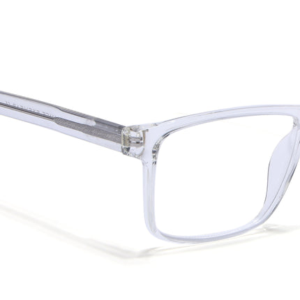 Voyage Transparent & Black Square Eyeglasses for Men & Women - MG4767-C3
