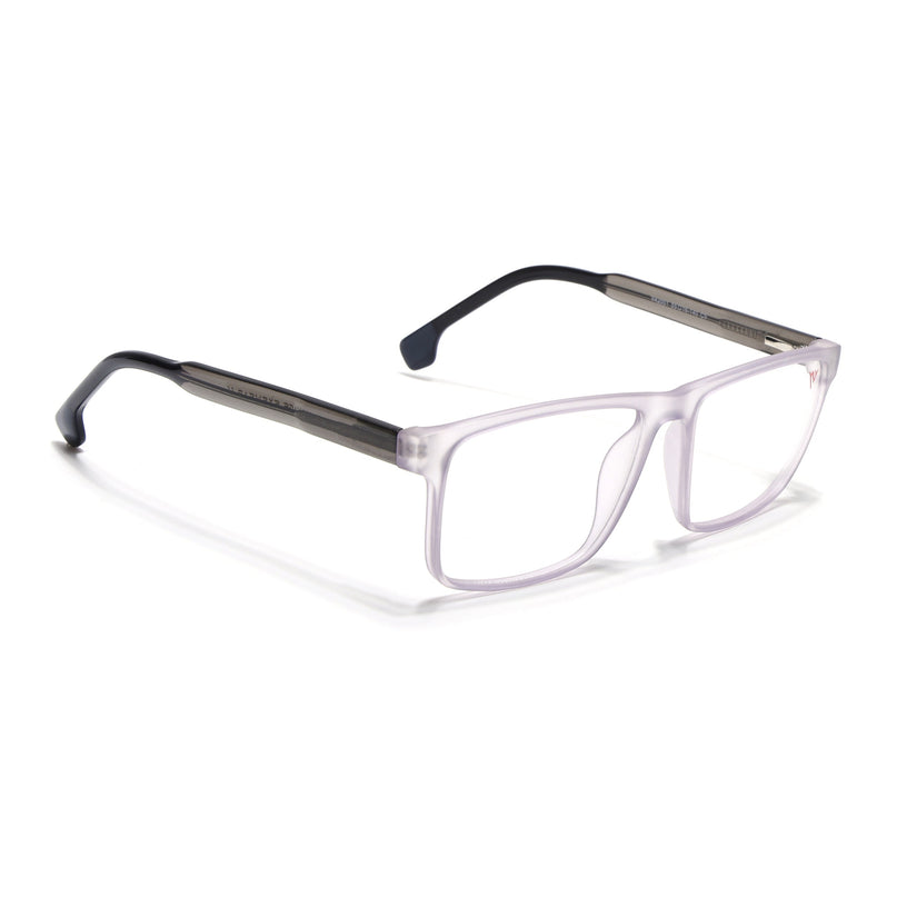 Voyage Transparent Purple Square Eyeglasses for Men & Women - MG4770-C6