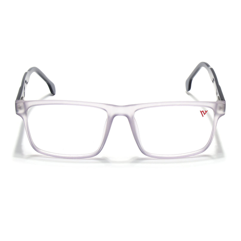 Voyage Transparent Purple Square Eyeglasses for Men & Women - MG4770-C6