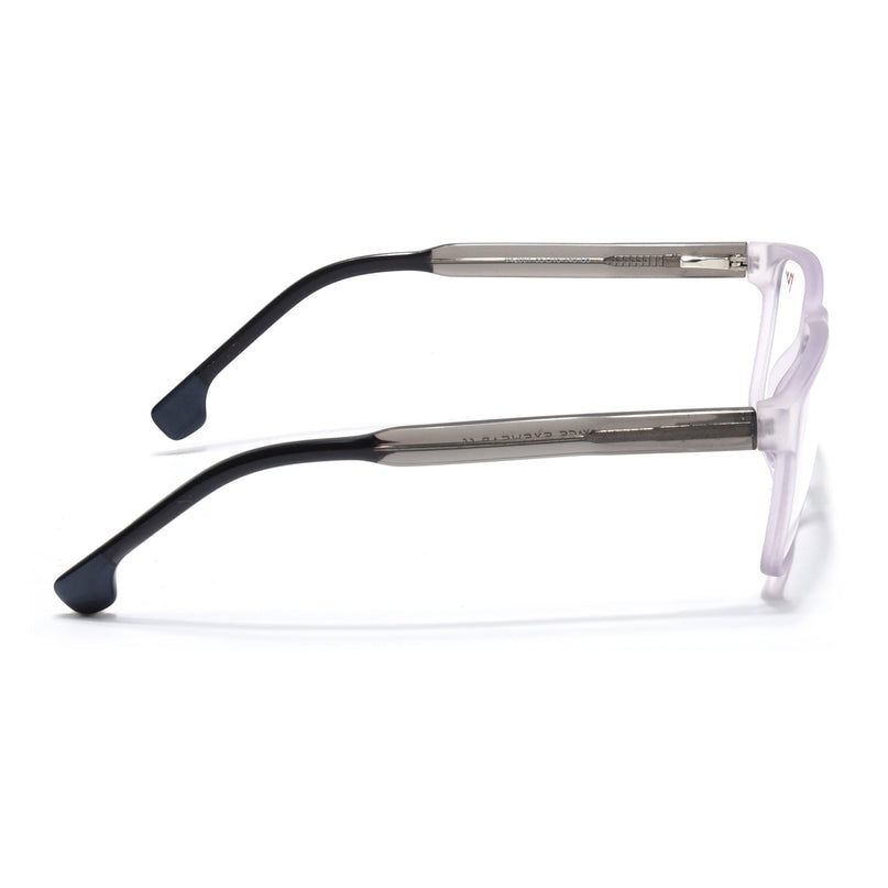 Voyage Transparent Purple Square Eyeglasses for Men & Women - MG4770-C6