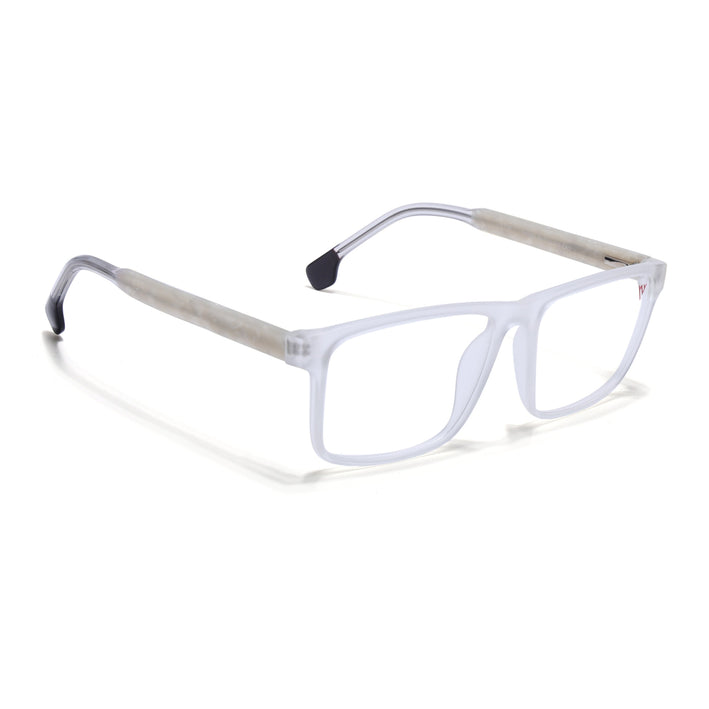 Voyage Transparent Square Eyeglasses for Men & Women - MG4771-C7