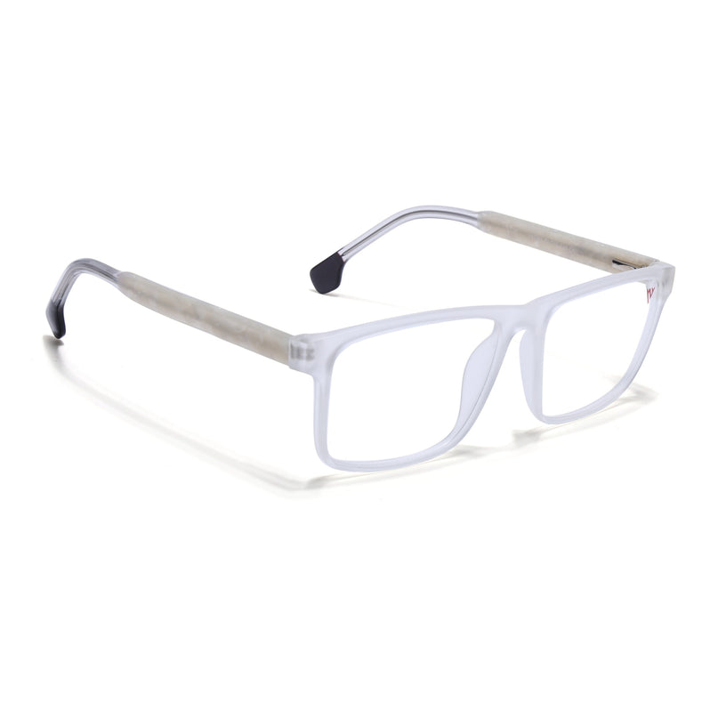 Voyage Transparent Square Eyeglasses for Men & Women - MG4771-C7