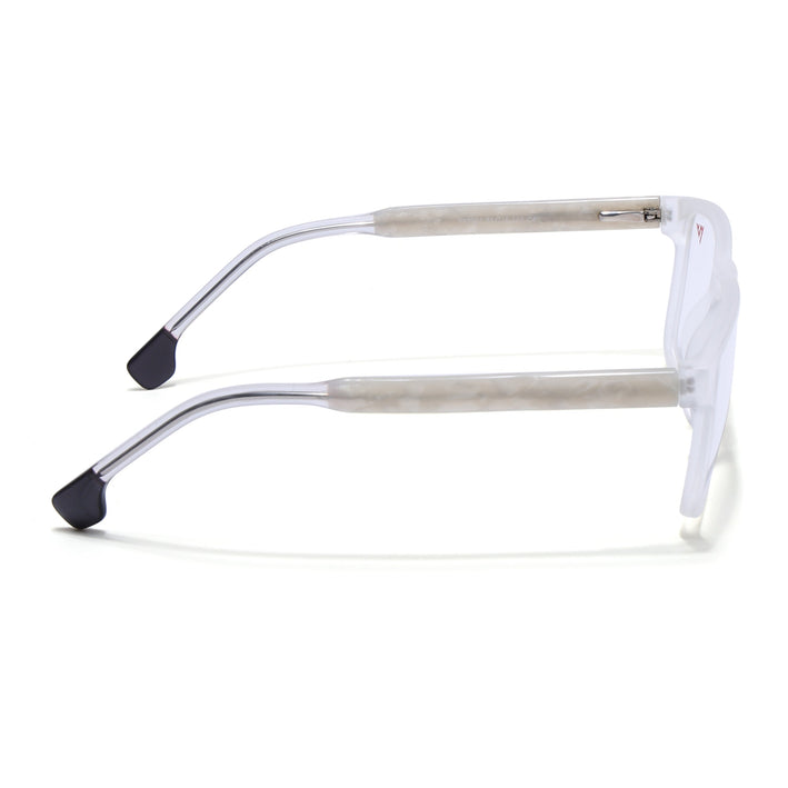 Voyage Transparent Square Eyeglasses for Men & Women - MG4771-C7