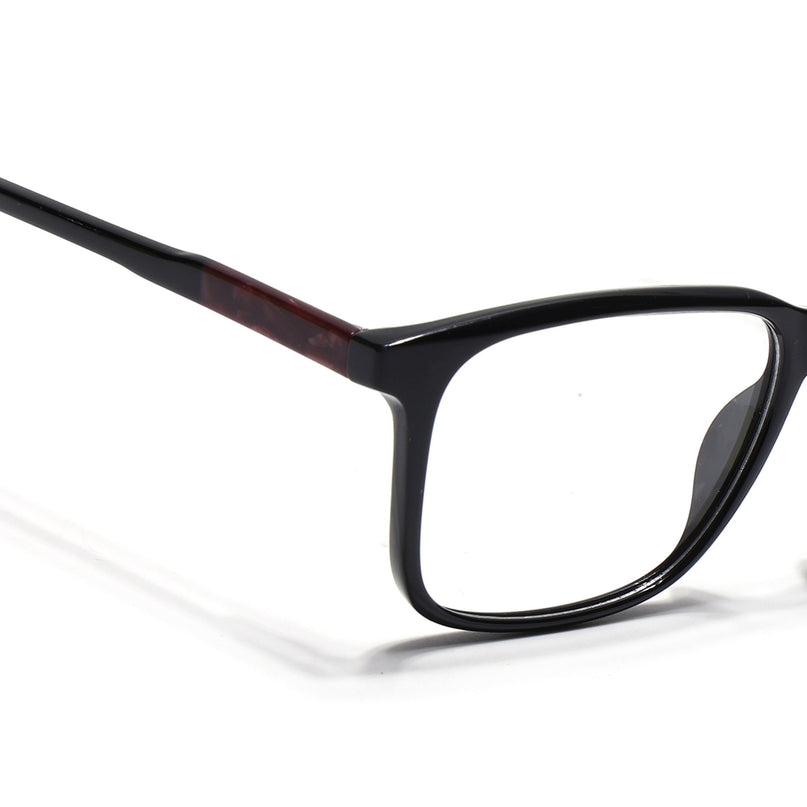 Voyage Shine Black Square Eyeglasses for Men & Women - MG4772-C1